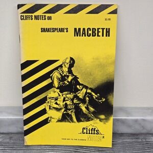 VTG Cliffs Notes Shakespeares Macbeth Vintage 1979 Paperback ISBN 0822000466